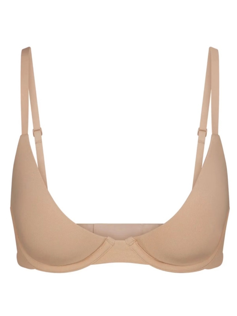 SKIMS Fits Everybody Plunge Bra Clay